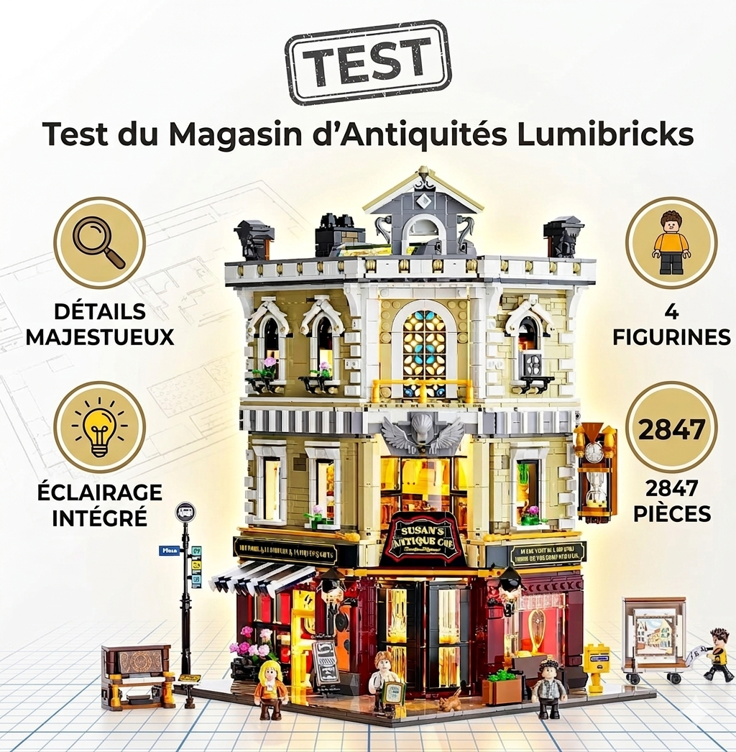 Mon test et avis sur le magasin d'antiquité F9033 de Lumibricks