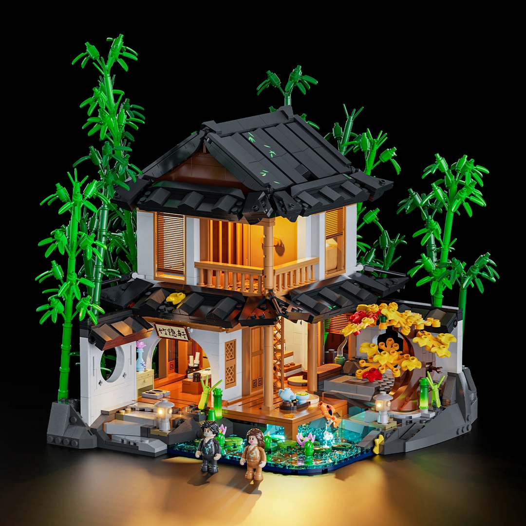 LUMIBRICKS 10009 - Maison de Bambou