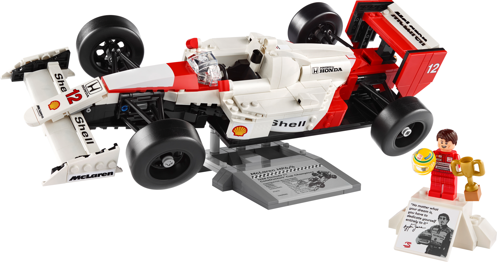 LEGO Icons 10330 - McLaren MP4/4 & Ayrton Senna