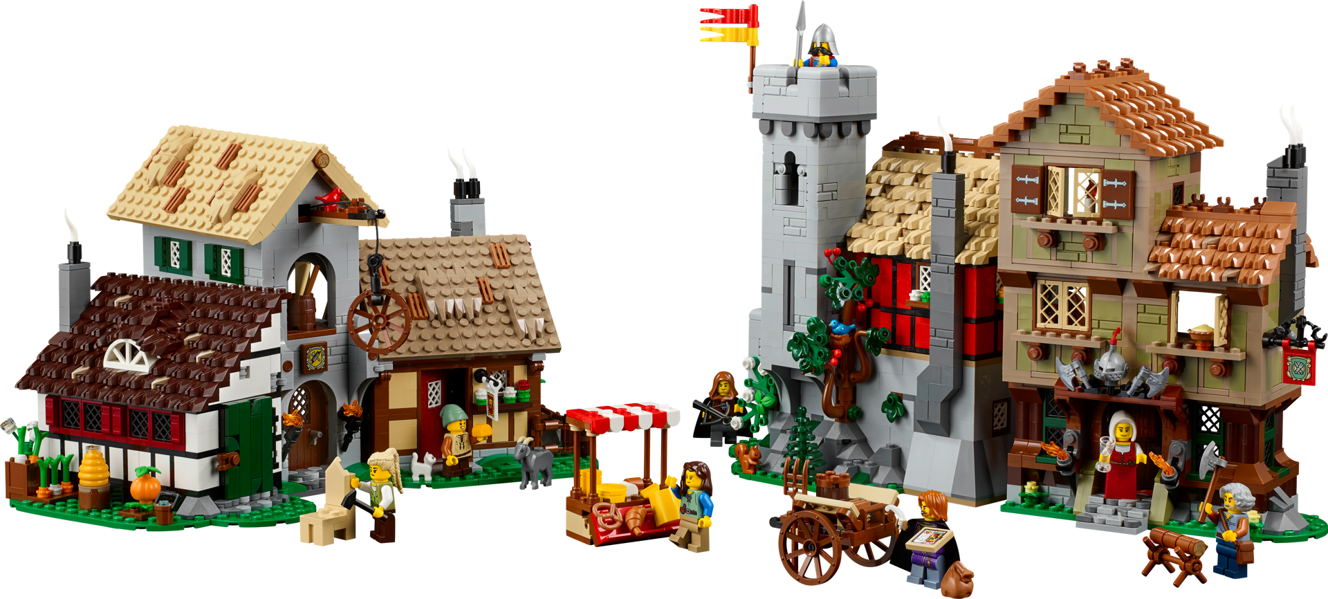 LEGO Icons 10332 - La place de la ville médiévale