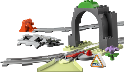 LEGO DUPLO 10425 - Set d'extension : Les rails et le tunnel du train