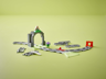 LEGO DUPLO 10425 - Set d'extension : Les rails et le tunnel du train