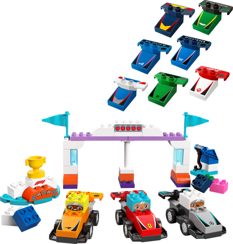 LEGO DUPLO 10445 - Voitures de course et pilotes d’une écurie de F1®