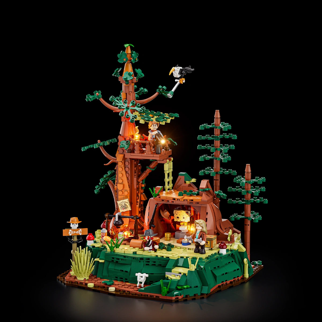 LUMIBRICKS 14012 - Camp de bandits Sequoia