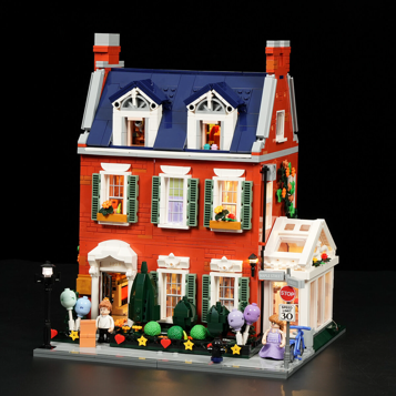 Lumibricks 15009 - Maison de ville en briques rouges