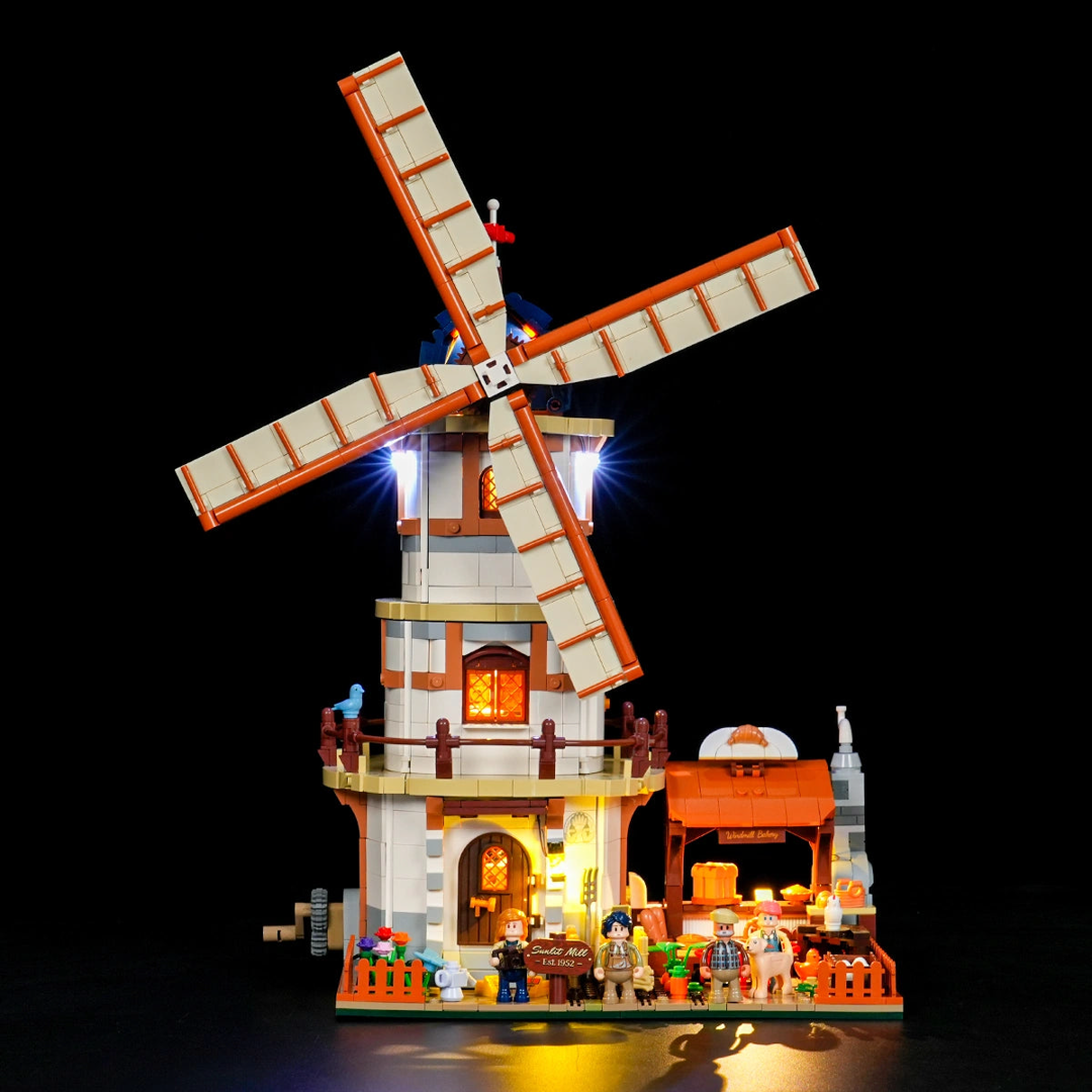 Lumibricks 16012 - Dutch Windmill Millhouse
