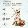 Lumibricks 16012 - Dutch Windmill Millhouse