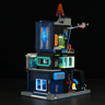 Lumibricks 17009 - Quartier Général de la Police Cyberpunk
