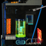 Lumibricks 17009 - Quartier Général de la Police Cyberpunk