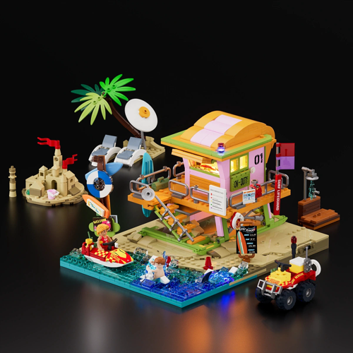 Lumibricks 18008 - Poste de secours de plage