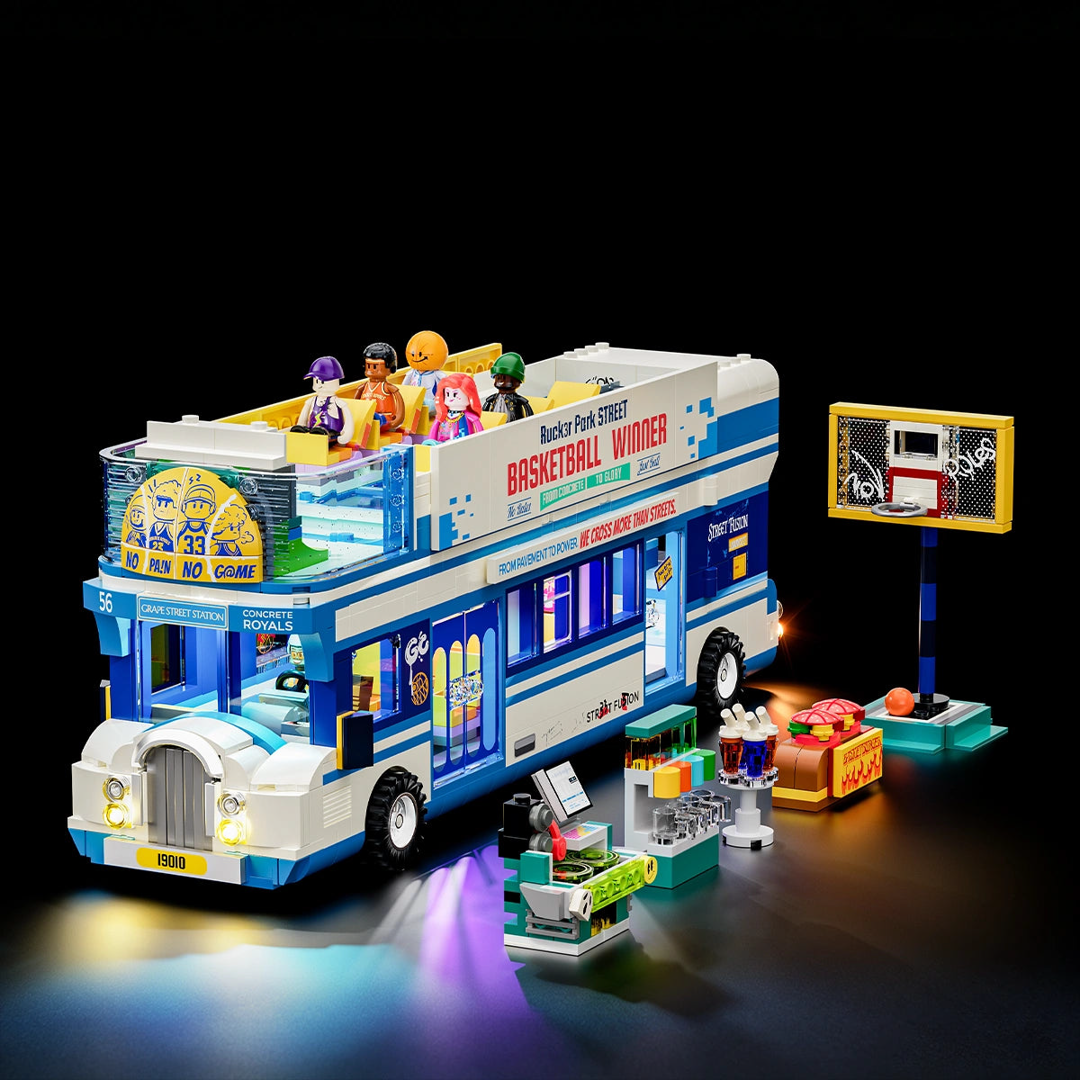Lumibricks 19010 - Bus de tournée Streetball