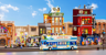 Lumibricks 19010 - Bus de tournée Streetball