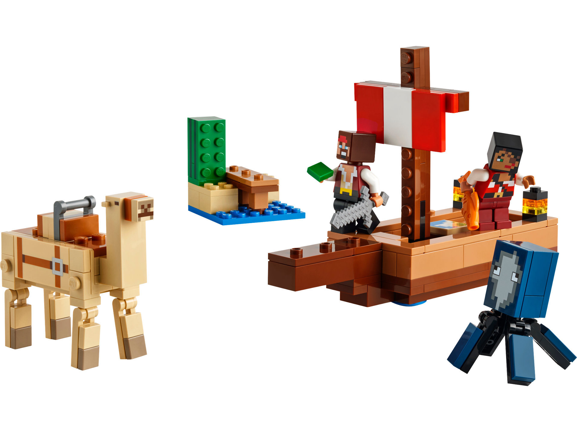 LEGO Minecraft 21259 - Le voyage du bateau pirate