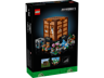 Arrière de la boîte LEGO Minecraft 21265 L'établi montrant le cube fermé, les modules détachables et les dimensions du set