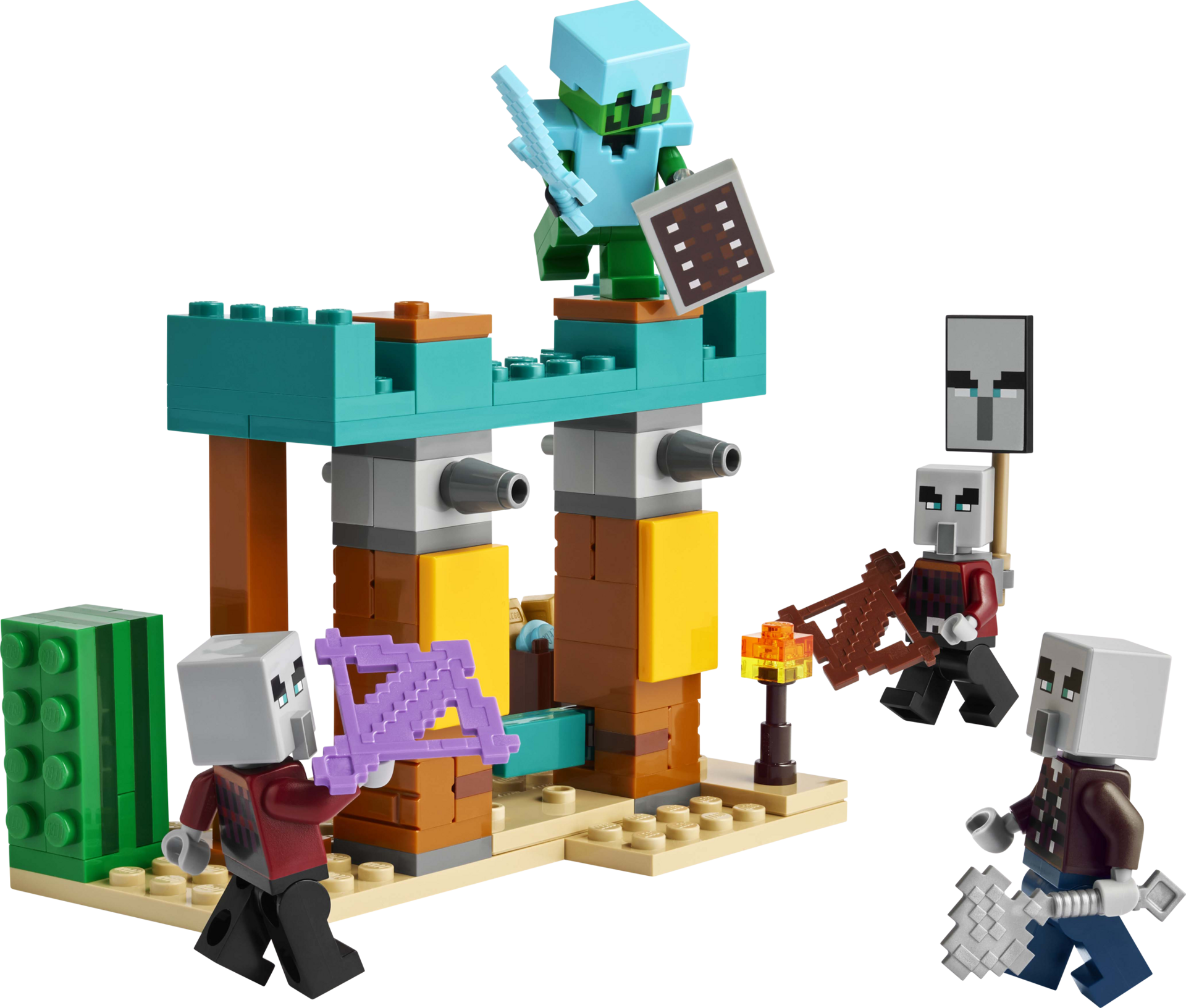 LEGO Minecraft 21267 - La patrouille d’Illageois du désert