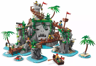 LEGO Bricklink 910038 - L’île sinistre - Contenu du set