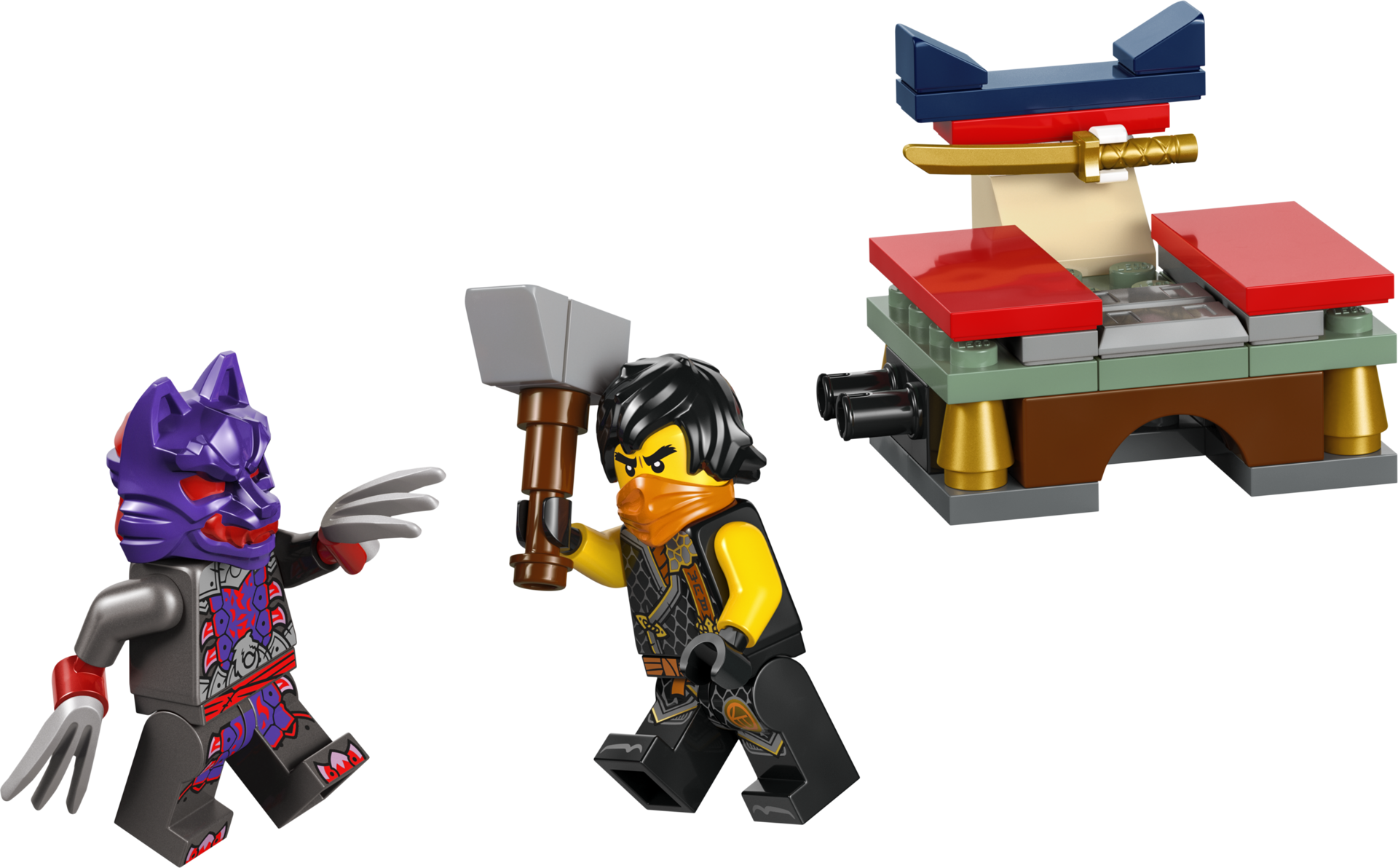 LEGO NINJAGO 30675 - Le centre d’entraînement pour le tournoi & Kai et Rapton : la bataille du temple