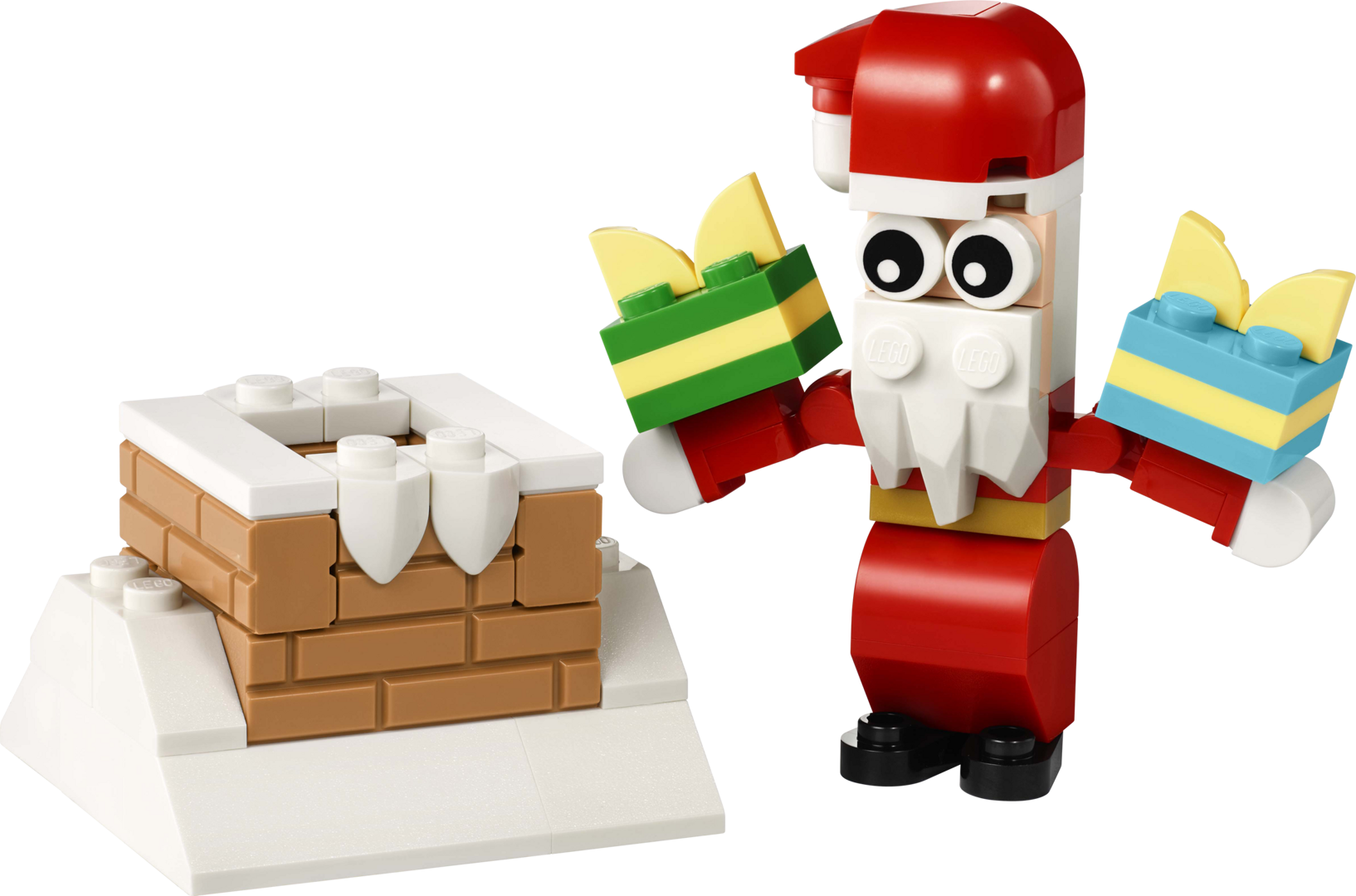 LEGO Autre 30692 - Le Père Noël et la cheminée & La mini manette volante de Cooper