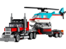 LEGO Creator 3-en-1 31146 - Le camion remorque avec hélicoptère