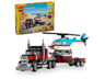LEGO Creator 3-en-1 31146 - Le camion remorque avec hélicoptère