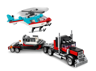 LEGO Creator 3-en-1 31146 - Le camion remorque avec hélicoptère