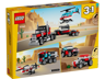 LEGO Creator 3-en-1 31146 - Le camion remorque avec hélicoptère