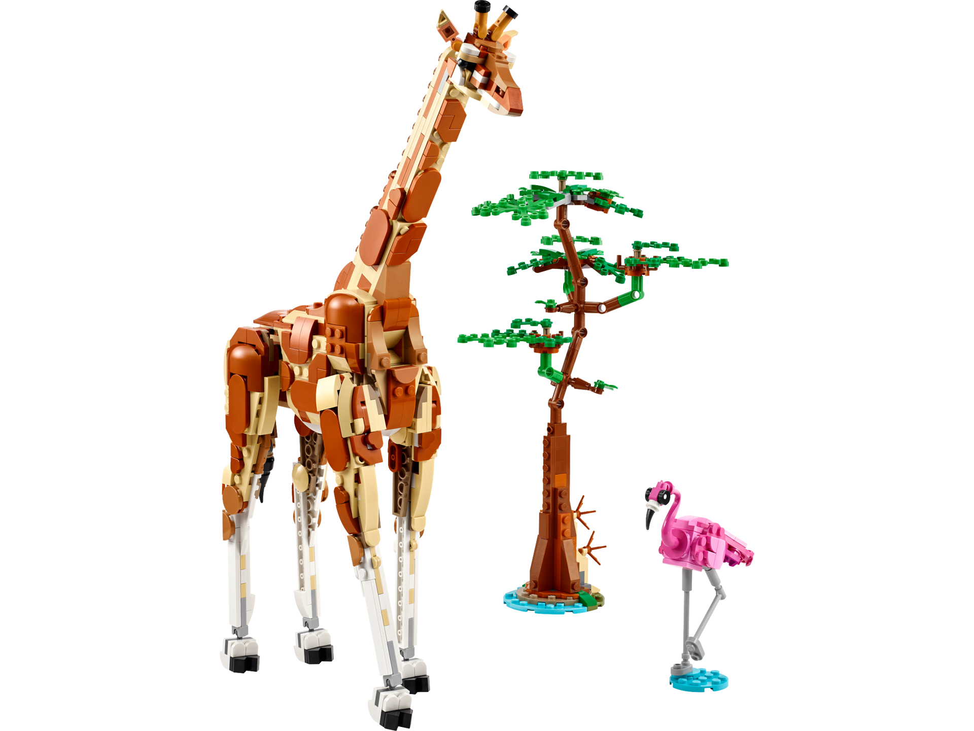 LEGO Creator 3-en-1 31150 - Les animaux sauvages du safari