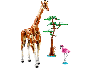 LEGO Creator 3-en-1 31150 - Les animaux sauvages du safari