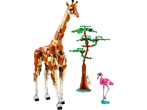 LEGO Creator 3-en-1 31150 - Les animaux sauvages du safari
