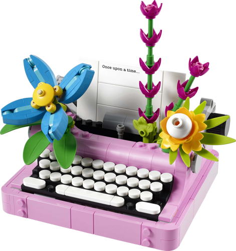 LEGO Creator 3-en-1 31169 - La machine à écrire avec des fleurs