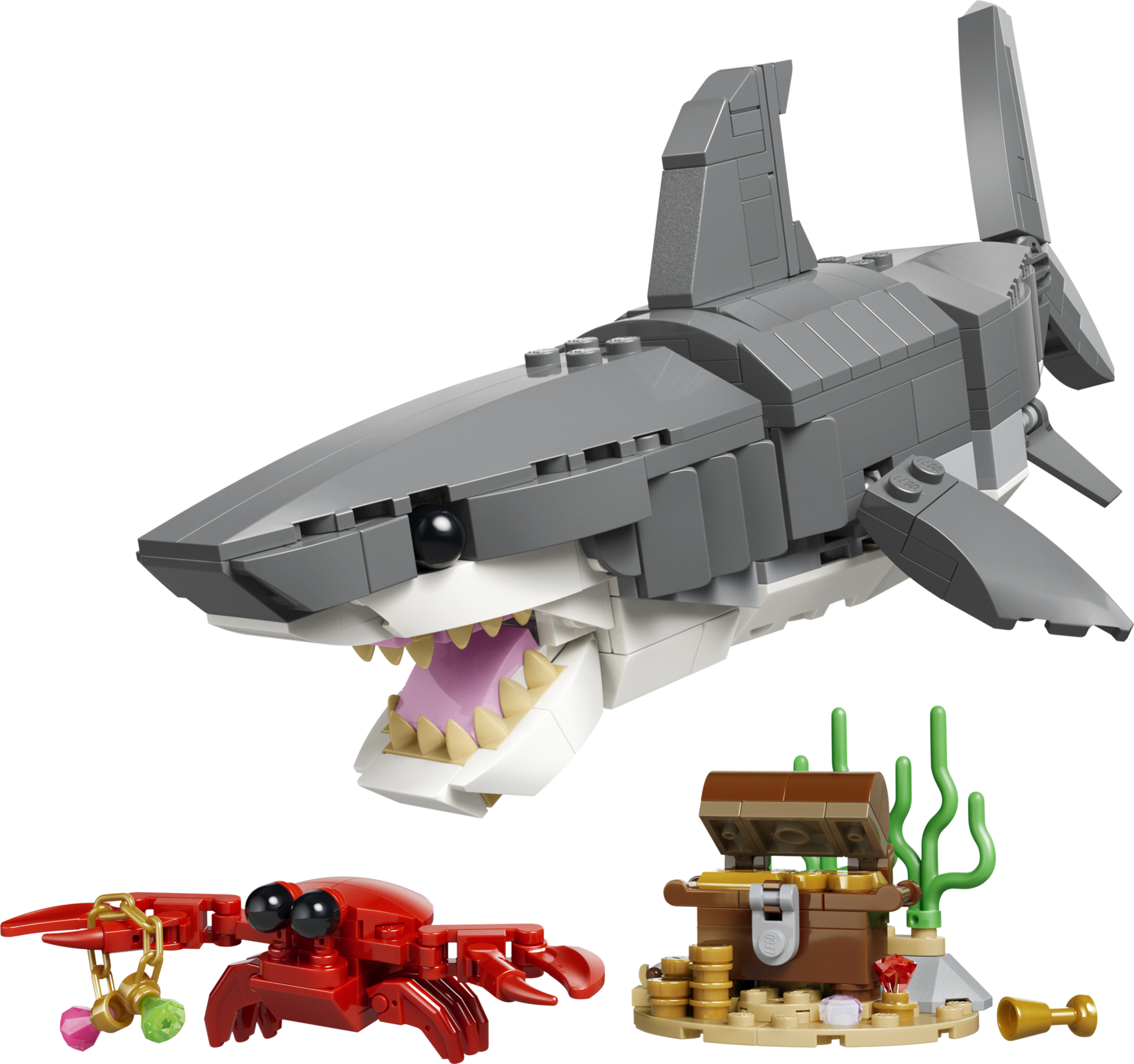 LEGO Creator 3-en-1 31381 - Le redoutable requin et le coffre au trésor