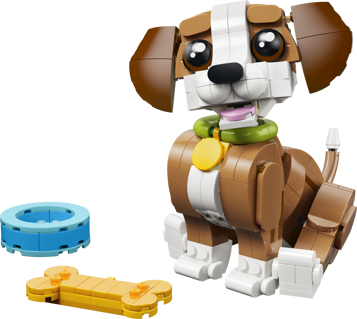 LEGO Creator 3-en-1 31382 - Les adorables animaux : le chiot joueur