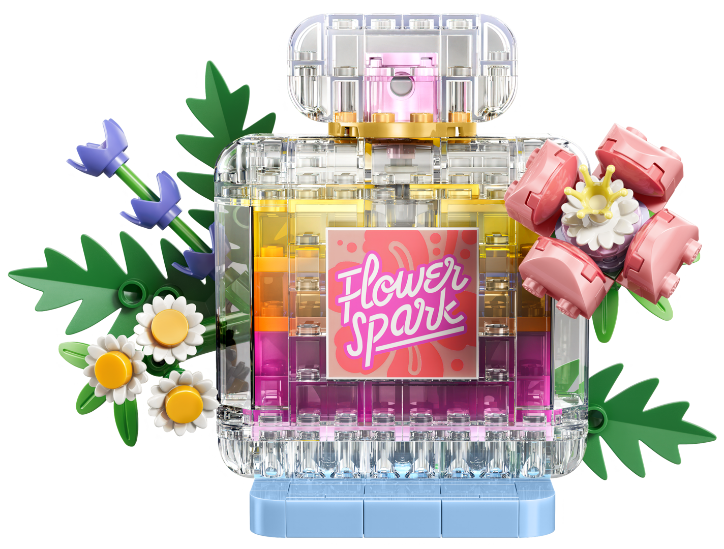 LEGO Creator 3-en-1 31383 - Flacon de parfum au décor floral
