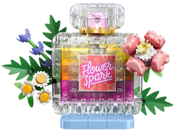 LEGO Creator 3-en-1 31383 - Flacon de parfum au décor floral