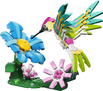 LEGO Creator 3-en-1 31384 - Animaux sauvages : le colibri coloré