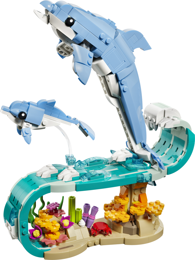 LEGO Creator 3-en-1 31385 - Animaux marins : les beaux dauphins