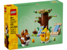 Boîte LEGO 40709 Spring Animal Playground vue de face - 172 pièces, âge 8+, avec écureuil et poussin printaniers
