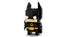 Figurine LEGO BrickHeadz Batman version 1989 en noir avec grandes oreilles pointues, logo Batman jaune et ceinture dorée