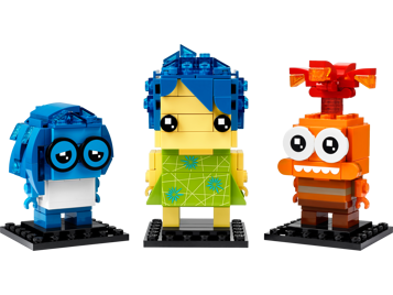 LEGO BrickHeadz 40749 - Joie, Tristesse et Anxiété