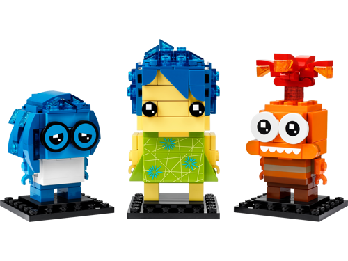 LEGO BrickHeadz 40749 - Joie, Tristesse et Anxiété