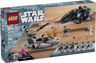 Boîte avant LEGO Star Wars 40755 Imperial Dropship vs Rebel Scout Speeder 383 pièces avec scène de bataille désertique