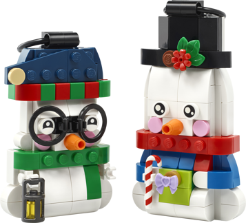 LEGO Autre 40812 - Les bonshommes de neige décoratifs