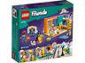 Boîte LEGO Friends 41754 La chambre de Léo - face arrière montrant les différentes scènes de jeu possibles