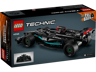 Dos de la boîte LEGO Technic 42165 Mercedes-AMG F1 W14 E Performance Pull-Back avec visuel du modèle assemblé