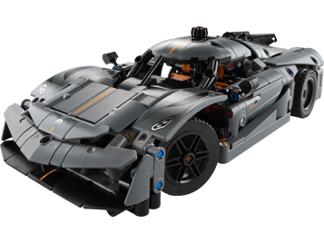 LEGO Technic 42173 - Hypercar Koenigsegg Jesko Absolut grise