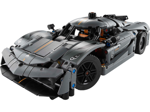 LEGO Technic 42173 - Hypercar Koenigsegg Jesko Absolut grise