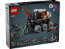 Dos de la boîte LEGO Technic 42180 montrant le modèle assemblé, les fonctionnalités et les accessoires inclus
