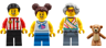 LEGO Bricklink 910052 - Le wagon à pop-corn - Contenu du set