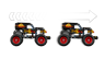 LEGO Technic 42219 - Monster Jam™ Grave Digger™ - Feu et glace