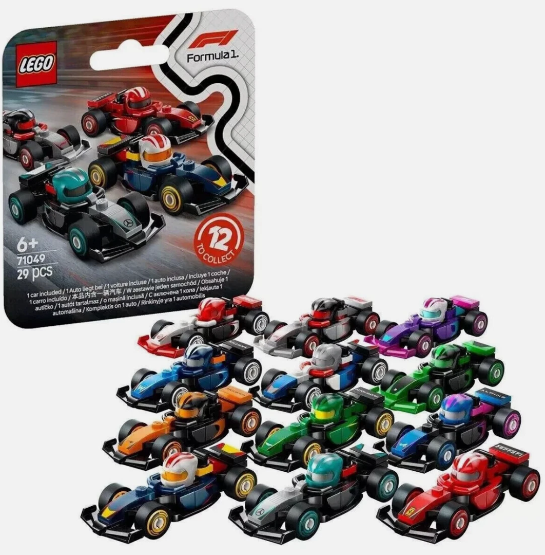 LEGO 71049 - Mini voitures F1 - Série complete 12 figurines